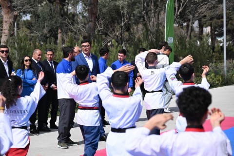 Novruz şənliyində idmançıların nümunəvi çıxışları nümayiş olunub - FOTO